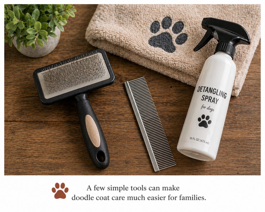 puppy hair care tools