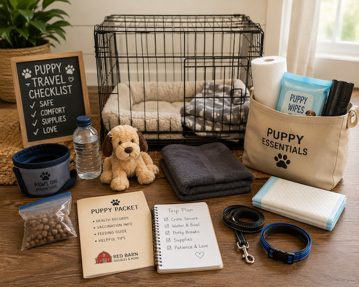 image of puppy supplies