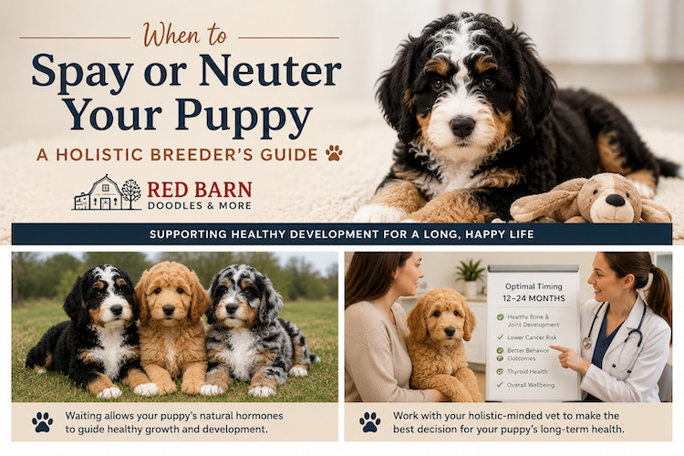 puppy with neuter/spay checklist