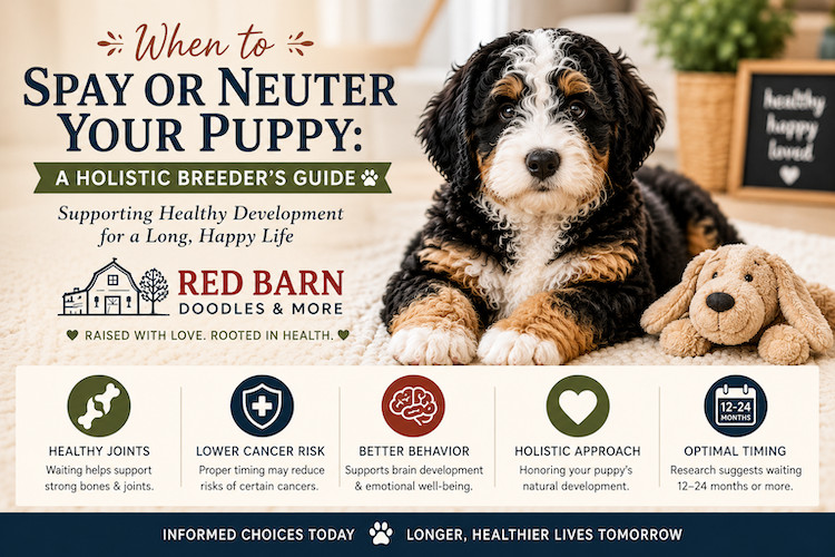 puppy with neuter/spay checklist
